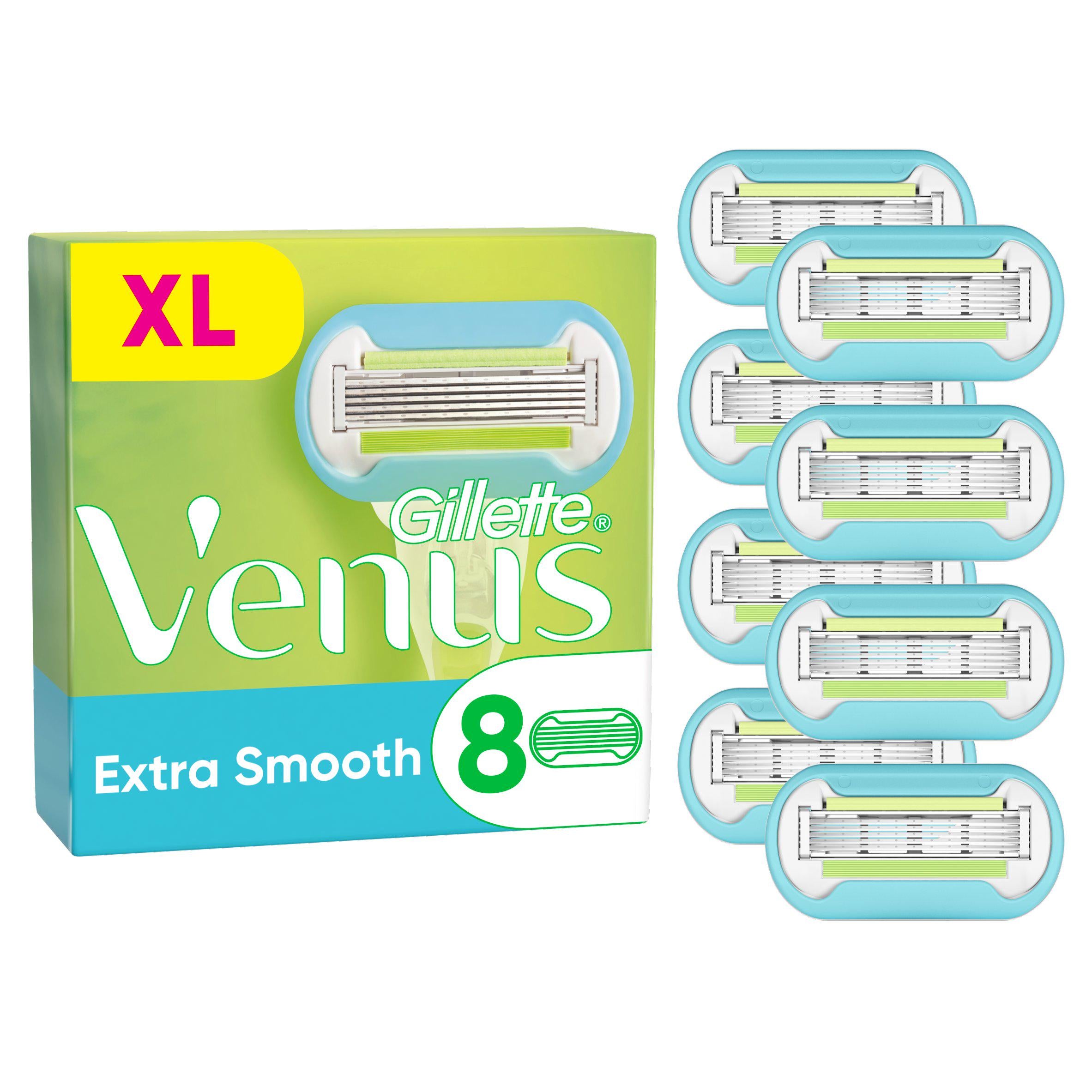 Venus Extra Smooth Razor Blades x8 GOODS Sainsburys   