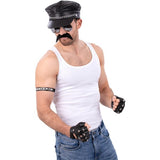 Smiffys 80s rock icon costume kit with hat and specs, imported from the UK