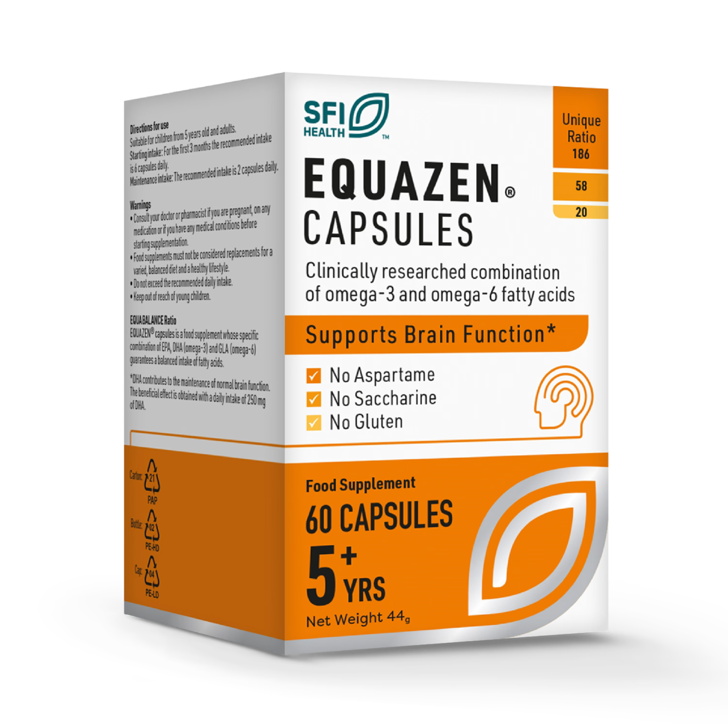 Equazen supplement 60 capsules - British product