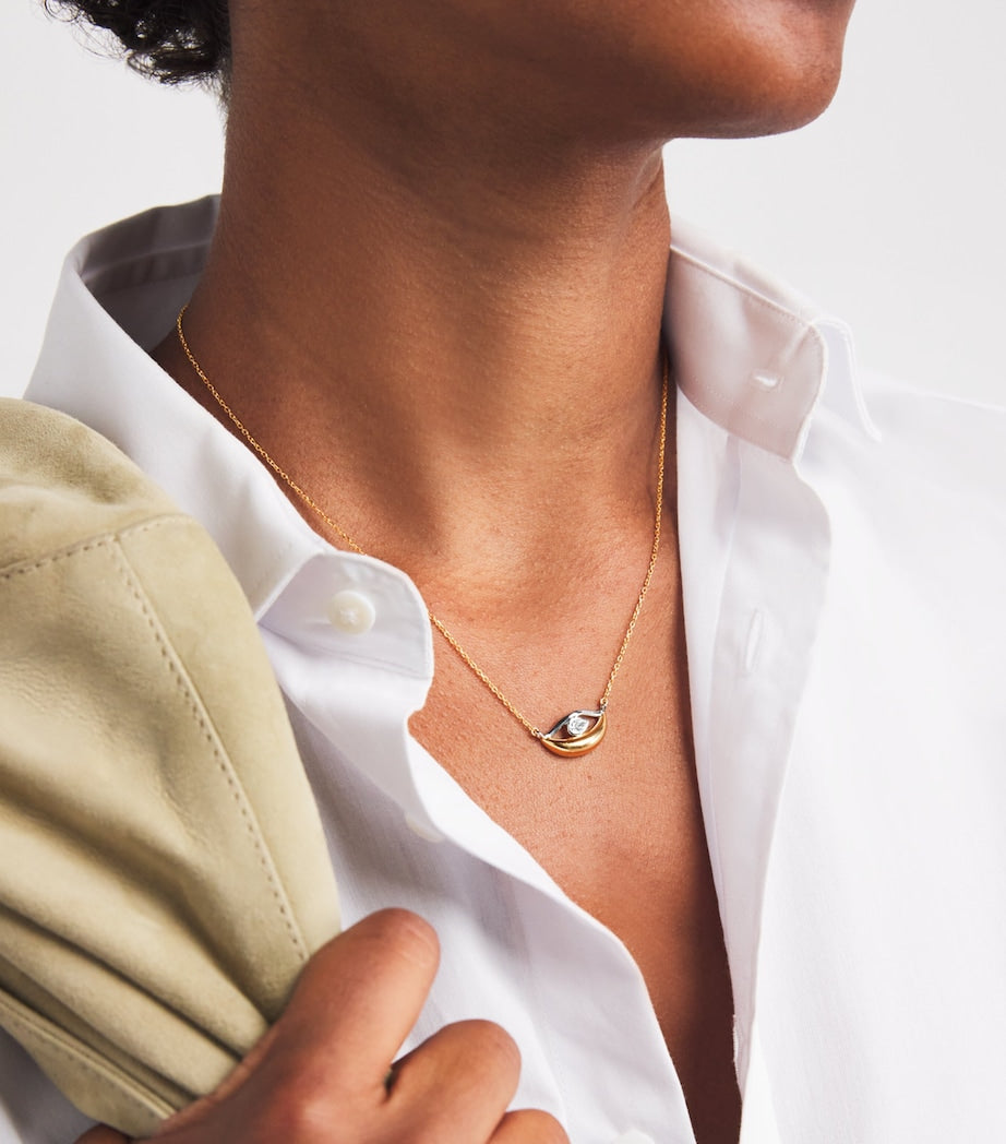L'Atelier Nawbar Salvatore evil eye necklace (British brand)