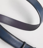 Elliot Rhodes grained leather belt 3.5cm, imported from the UK
