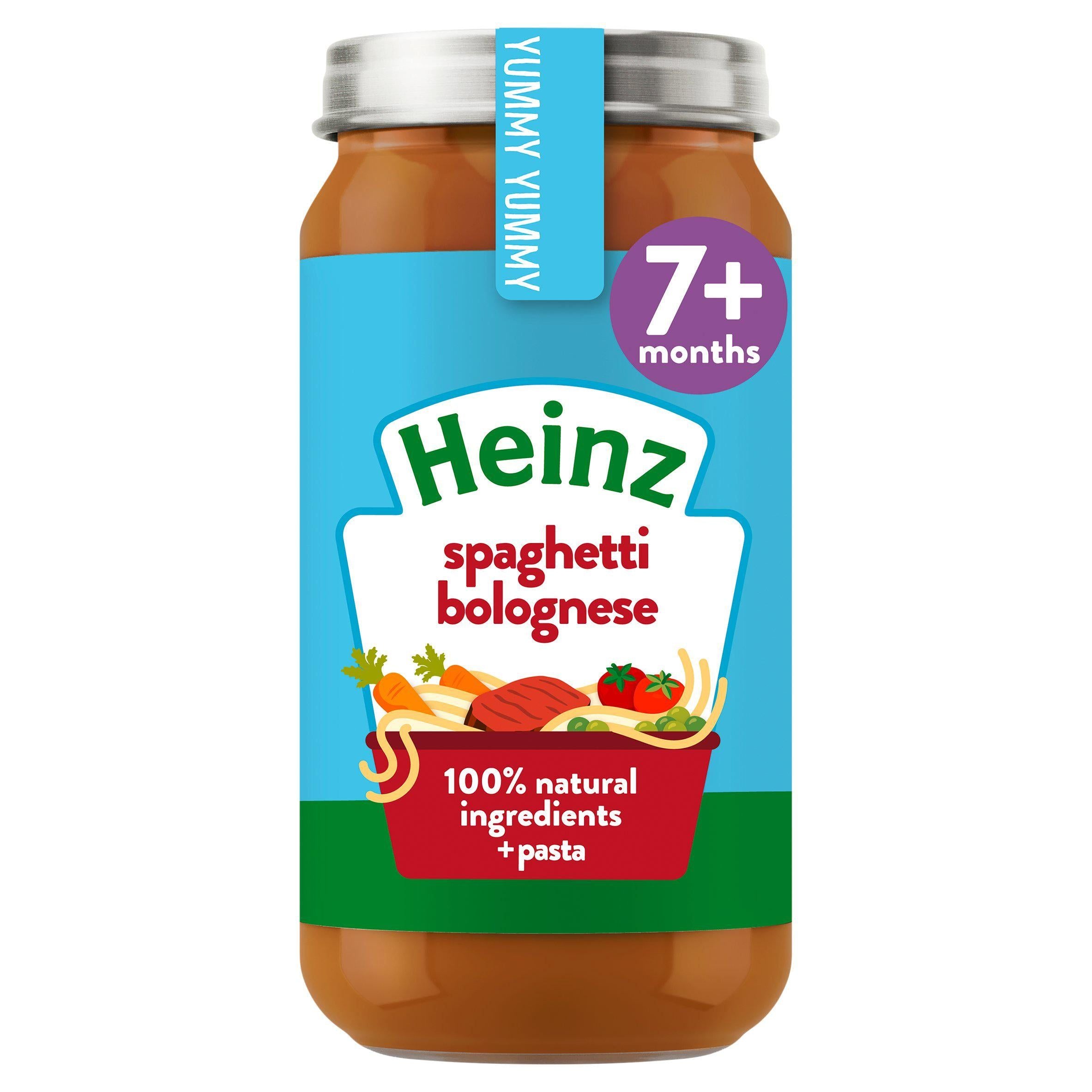 Heinz 7+ Months By Nature Spaghetti Bolognese Baby Food 200g baby meals Sainsburys   