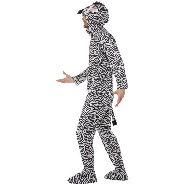 Smiffys zebra costume all-in-one hood, imported from the UK