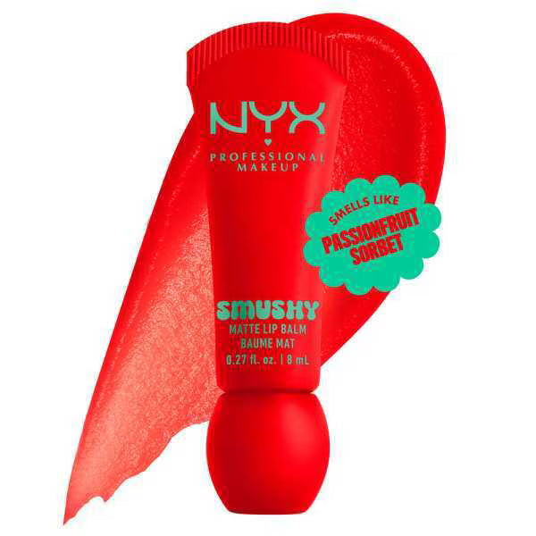 NYX Professional Makeup Smushy Matte Lip Balm Soft Sorbet (British brand)
