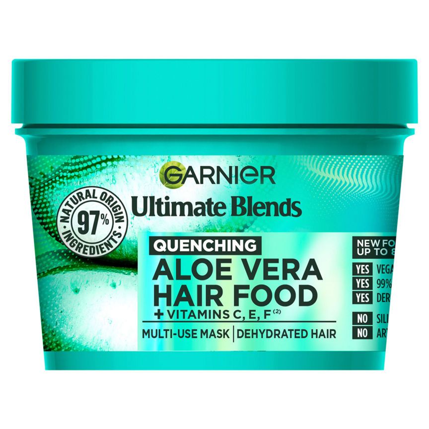 Garnier Ultimate Blends Hair Food Aloe Vera 3-in-1 Normal Hair Mask Treatment