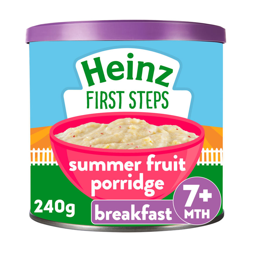 Heinz Summer Fruit Multigrain Baby Porridge 7+ Months Baby Food ASDA   