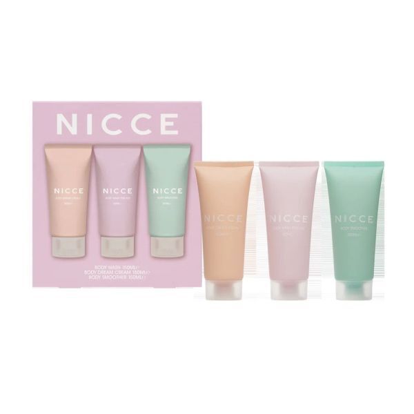 Nicce body wash scrub and lotion set 150ml, imported from the UK