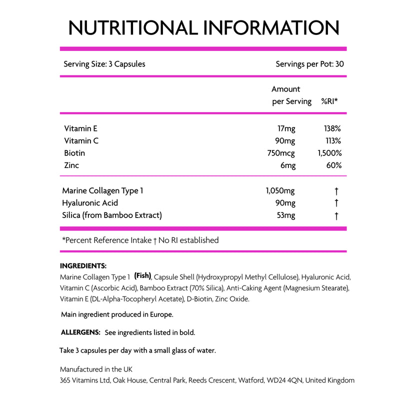 Vitamini marine collagen capsules 90 (British brand)