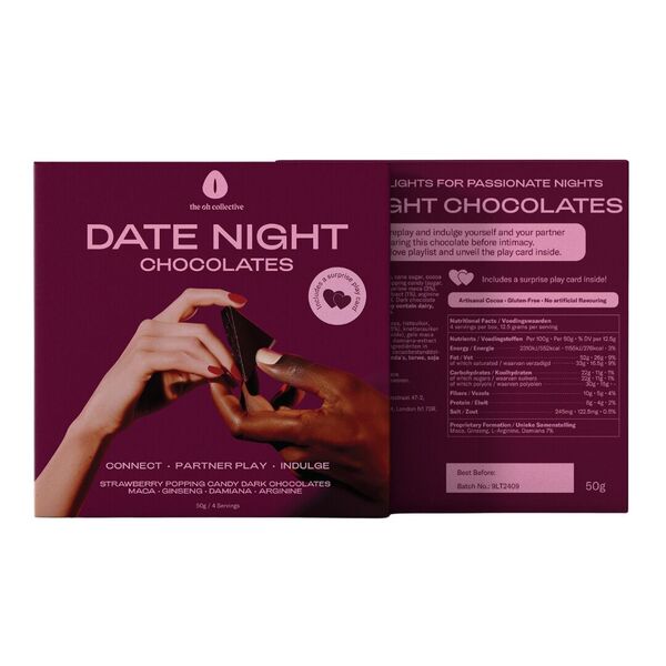 The Oh Collective Date Night Chocolate 50g, UK version