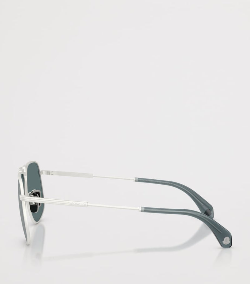 Moncler Vitessa pilot sunglasses metal frame (British brand)