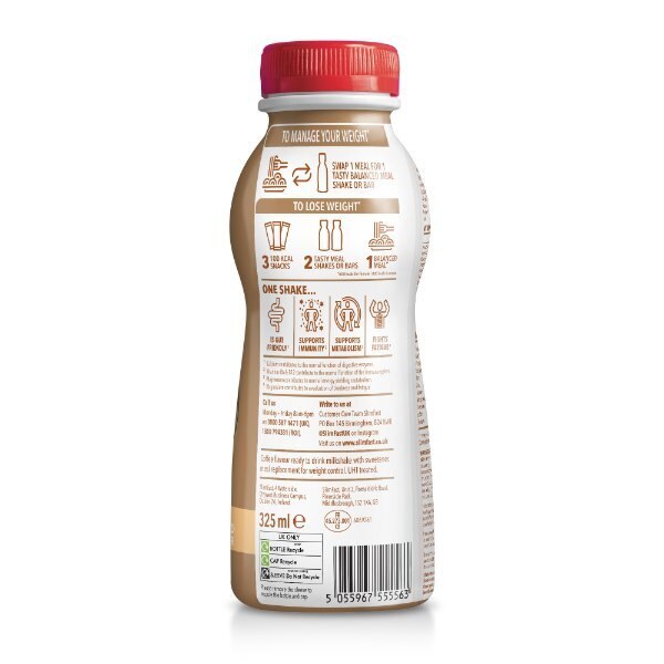 SlimFast Protein Cafe Latte Flavour Shake 325ml GOODS Superdrug   