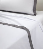 Yves Delorme Linea Platine Double Flat Sheet 240cm x 295cm (British brand)