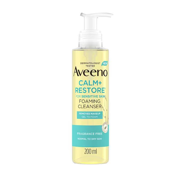 Aveeno Face Calm + Restore Cleanser 200ml - British product