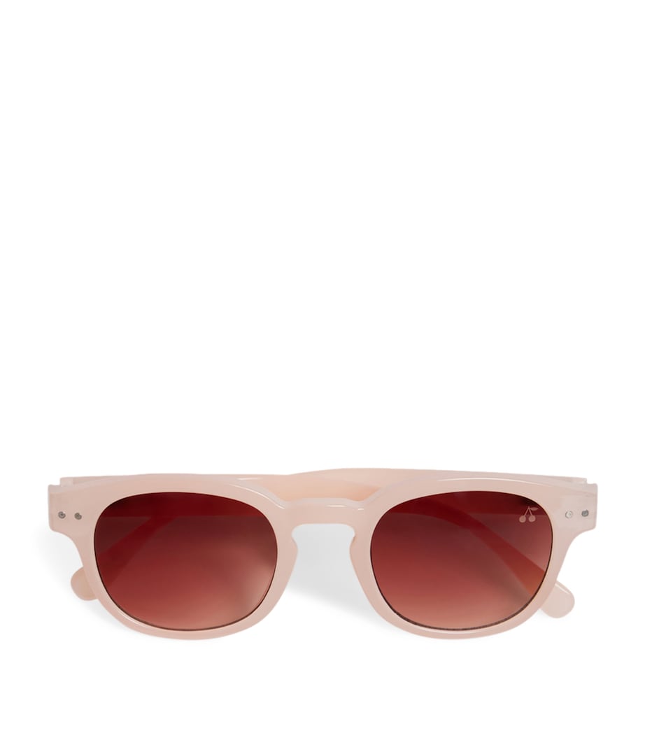 Bonpoint cherry-detail square sunglasses (British brand)