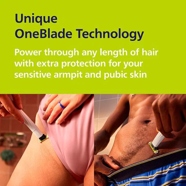 Philips Electric Shaver OneBlade Intimate, imported from the UK