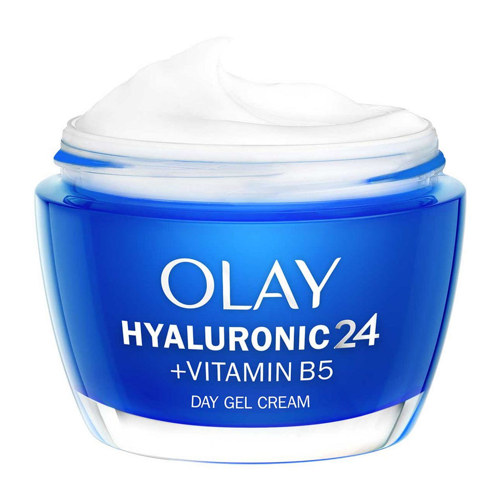 Olay Hyaluronic Acid 24 + Vitamin B5 Day Gel Moisturiser with Niacinamide For Visibly Healthy Skin, 50ml