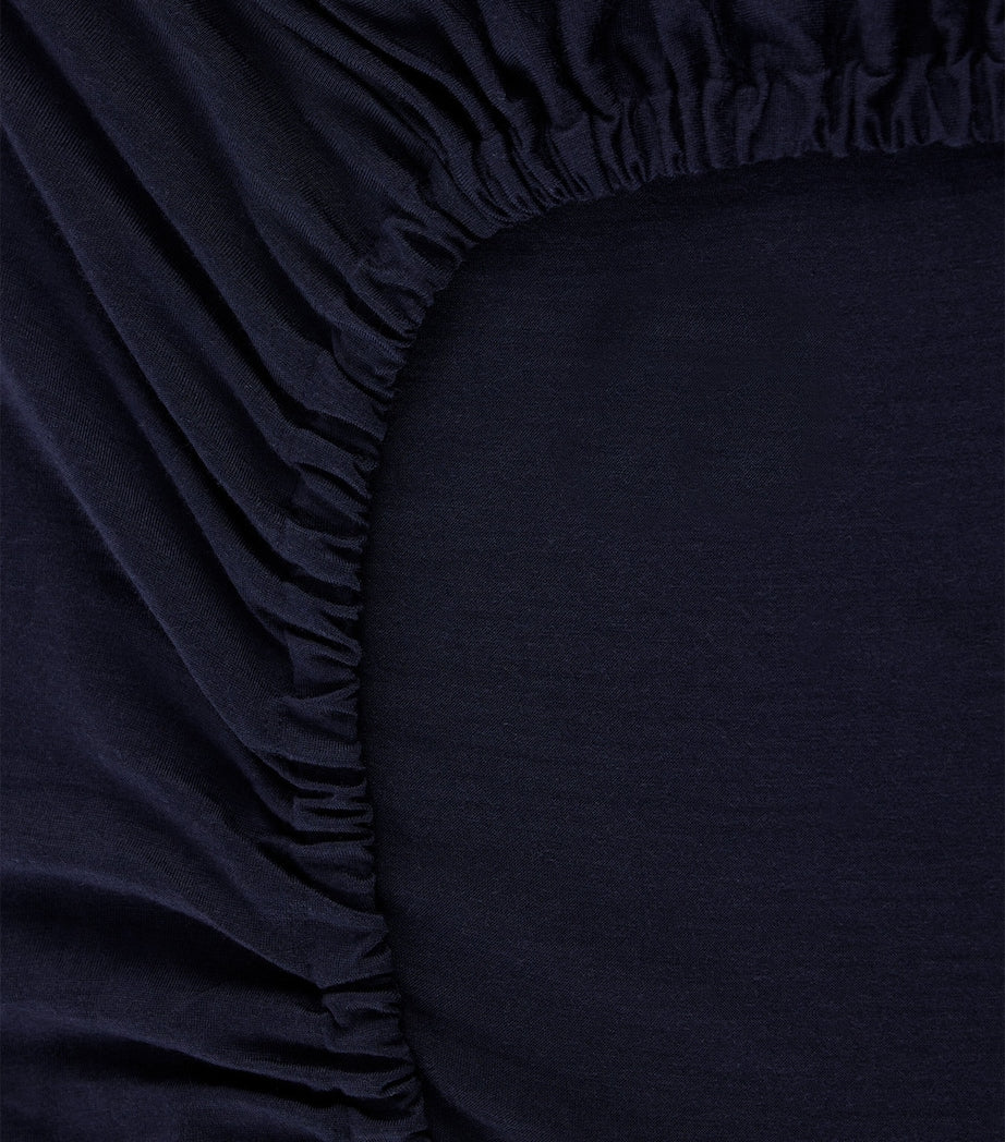SHLEEP Merino Jersey King Fitted Sheet 150cm x 200cm (British brand)