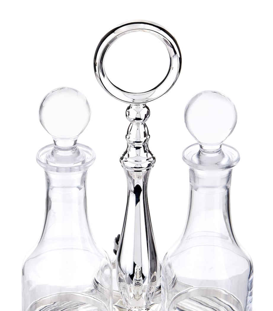 Greggio silver plated Georgian cruet set - British product
