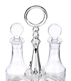 Greggio silver plated Georgian cruet set - British product