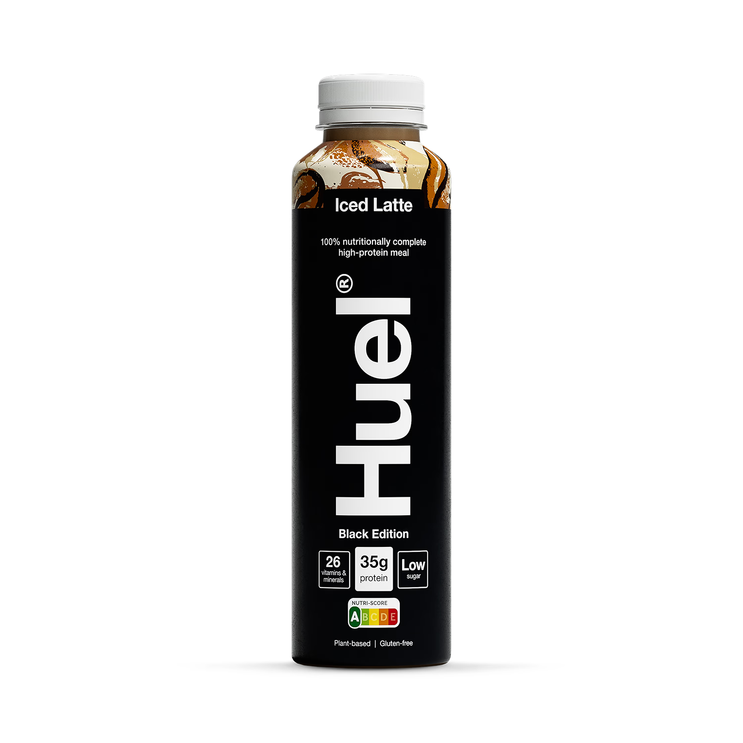 Huel Black Edition Iced Latte meal replacement drink 500ml, UK version