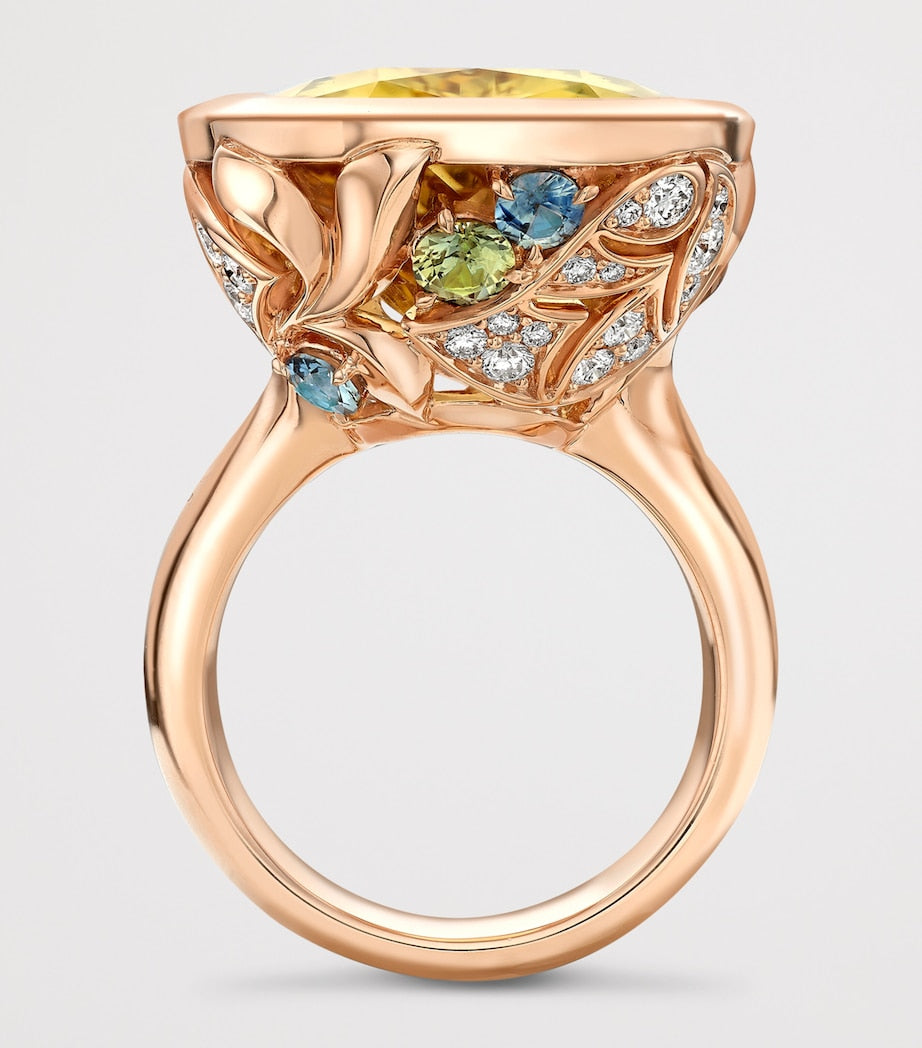Boodles Palace ring with heliodor, sapphires and diamonds, UK version