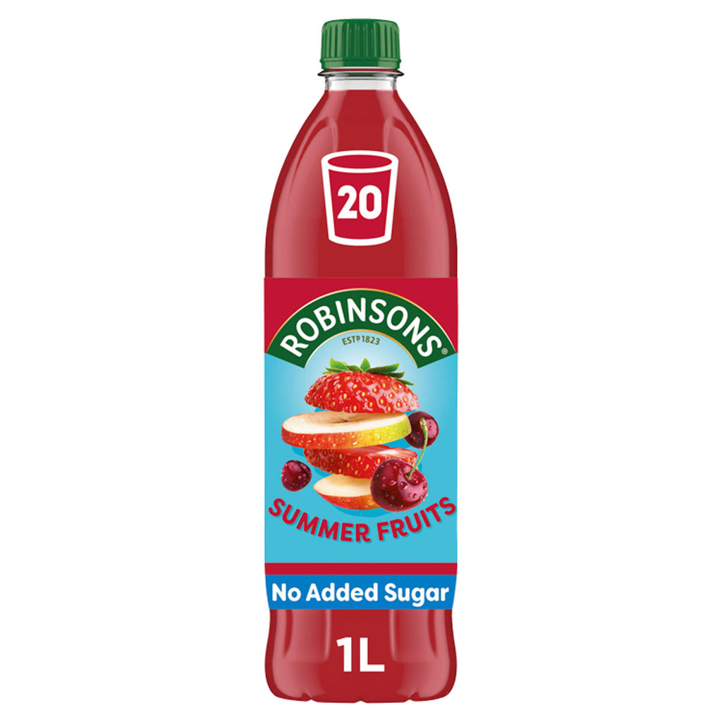 Robinsons Summer Fruits Squash No Added Sugar 1L