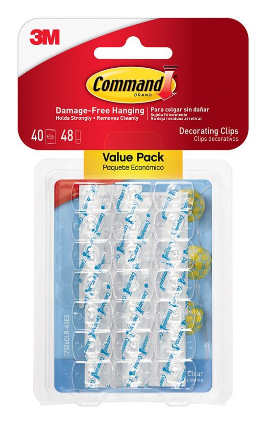 Command Décor Clips Value Pack DIY ASDA   