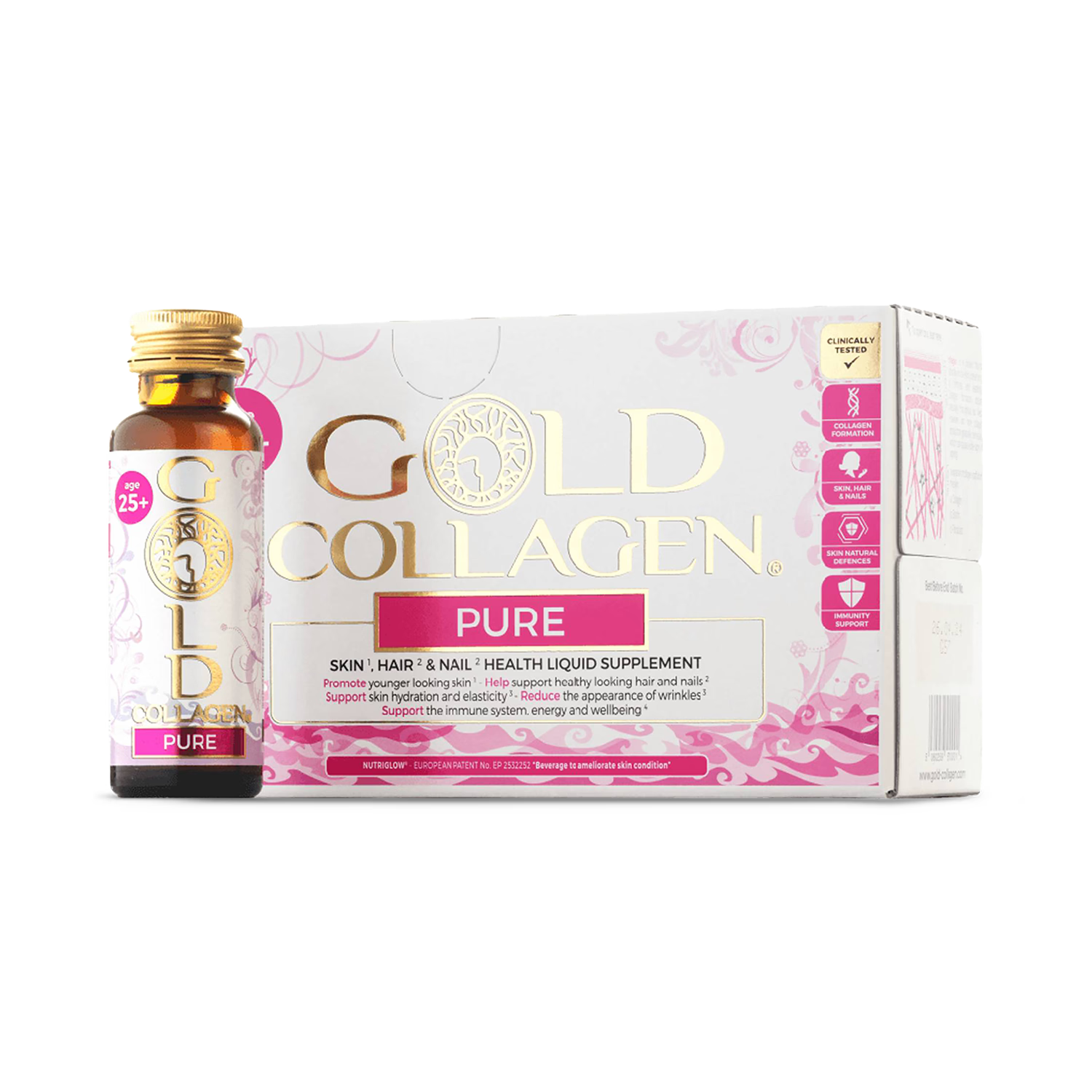Gold Collagen Pure liquid collagen supplement 50ml (British brand)