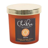 Something Different orange sacral chakra scented candle, imported from the UK