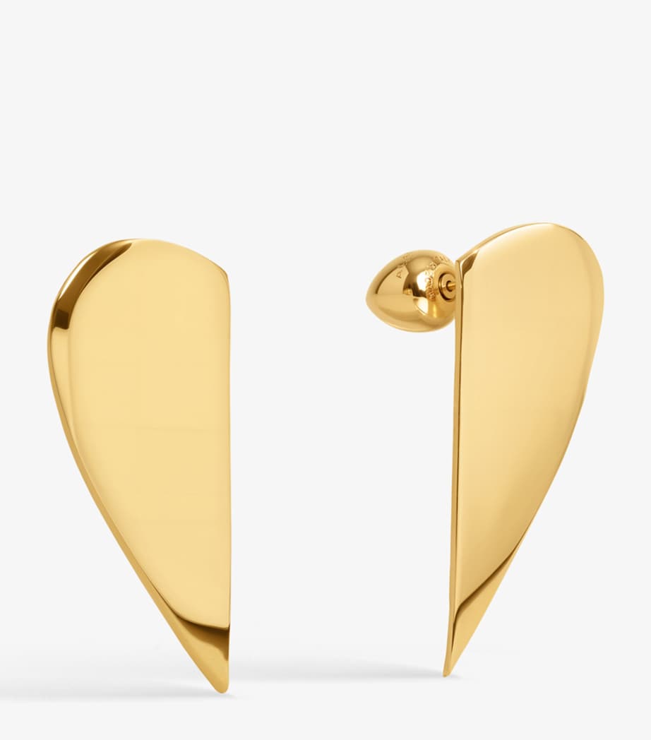 Alaïa Le Coeur Demi earrings brass - British product