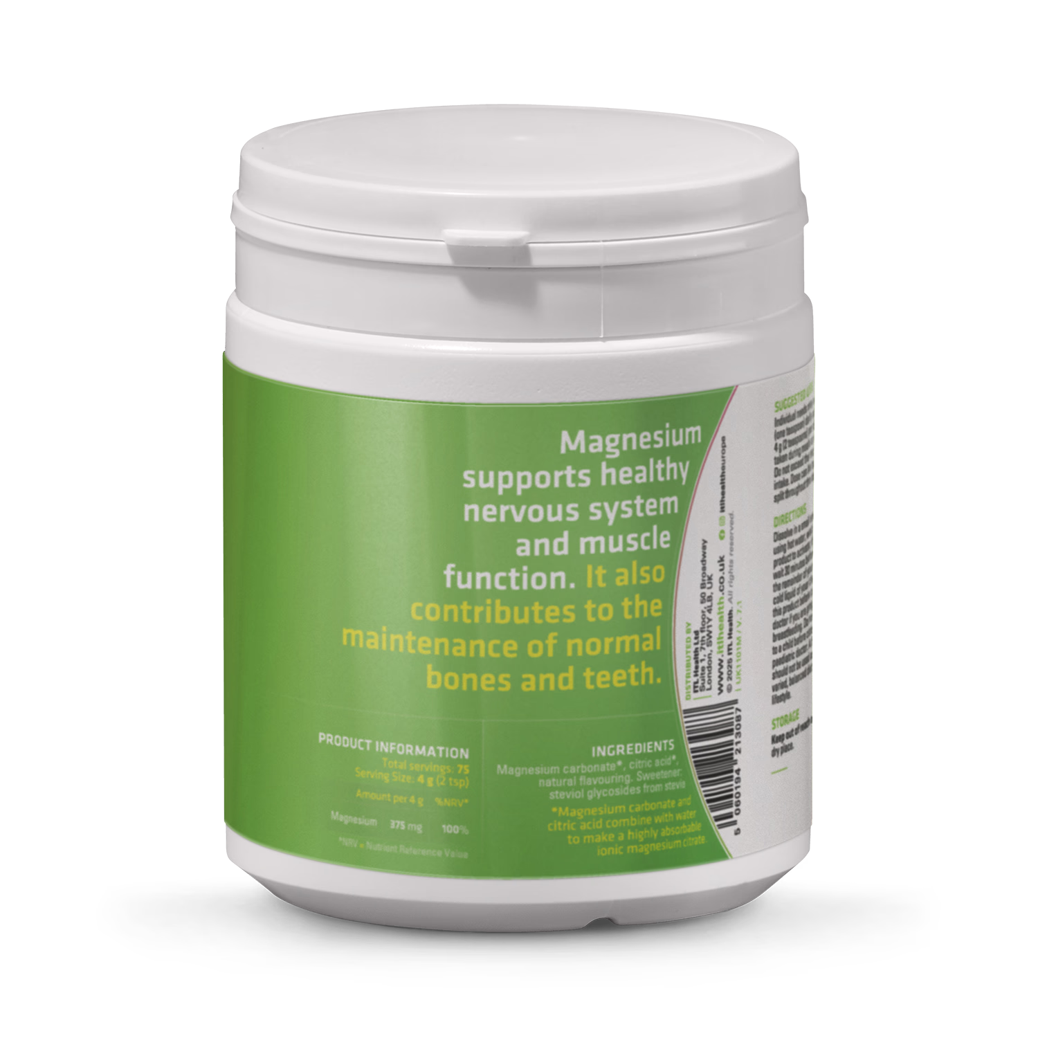 Mag365 magnesium powder passion fruit 150g, UK version