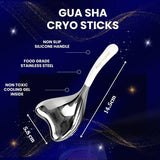 Pure Derma London Gua Sha Sticks Cooling Gel 2 Pack (British brand)