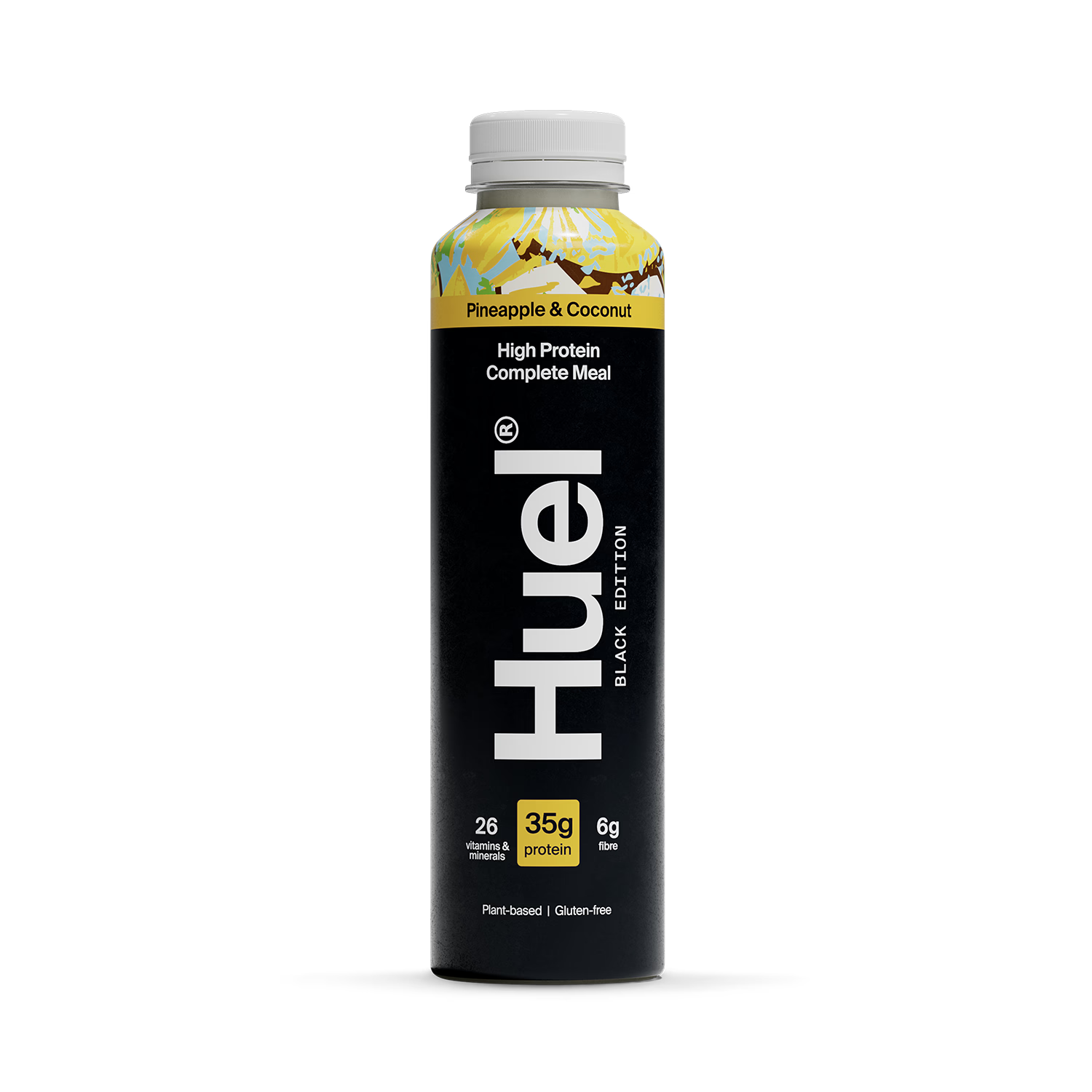Huel Black Edition Pineapple meal drink 500ml, imported from the UK
