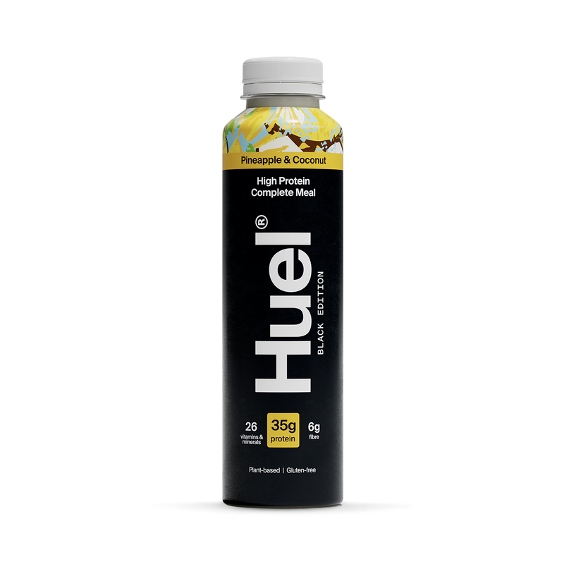 Huel Black Edition Pineapple meal drink 500ml, imported from the UK