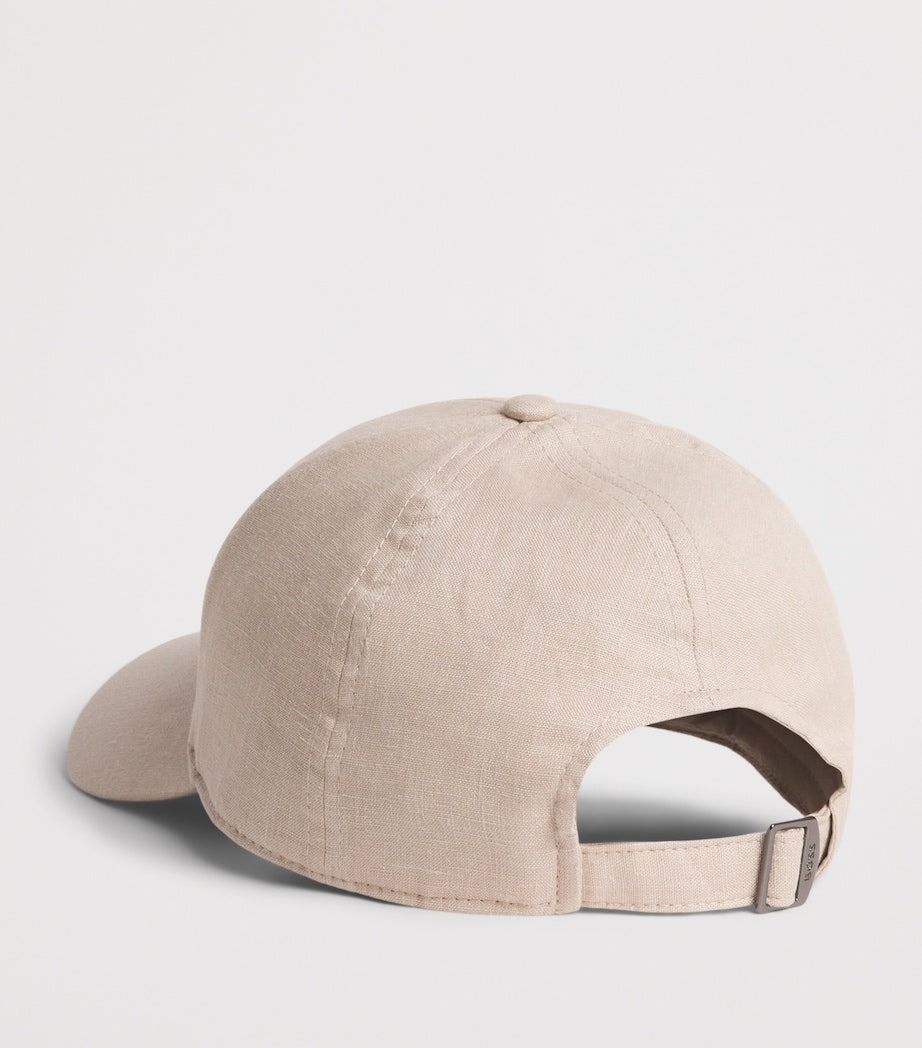 Casquette de baseball BOSS en lin - Produit britannique