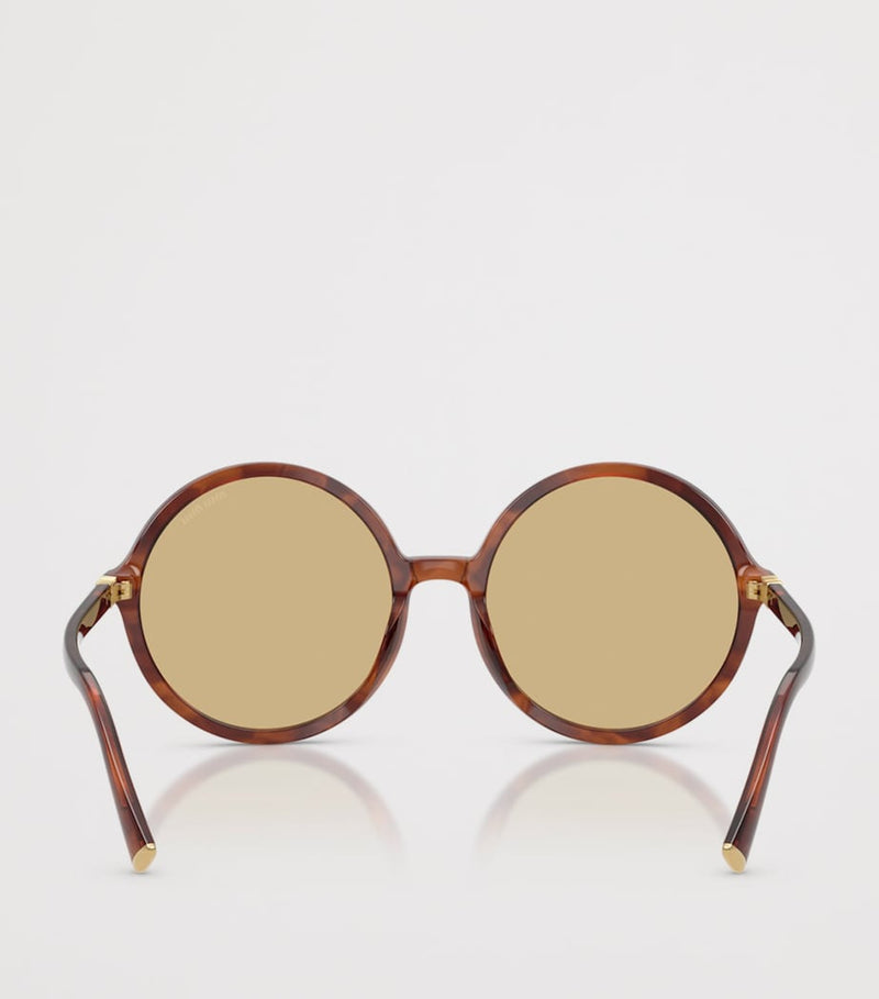 Miu Miu acetate oversized round sunglasses, imported from the UK