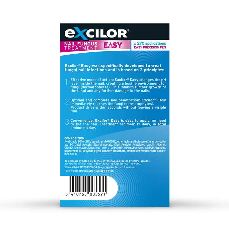 Excilor Easy Pen fungal nail treatment 4ml, imported from the UK