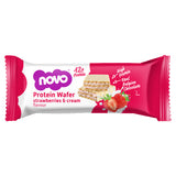 Novo Protein Wafer Strawberries and Cream Flavour 40g GOODS ASDA   