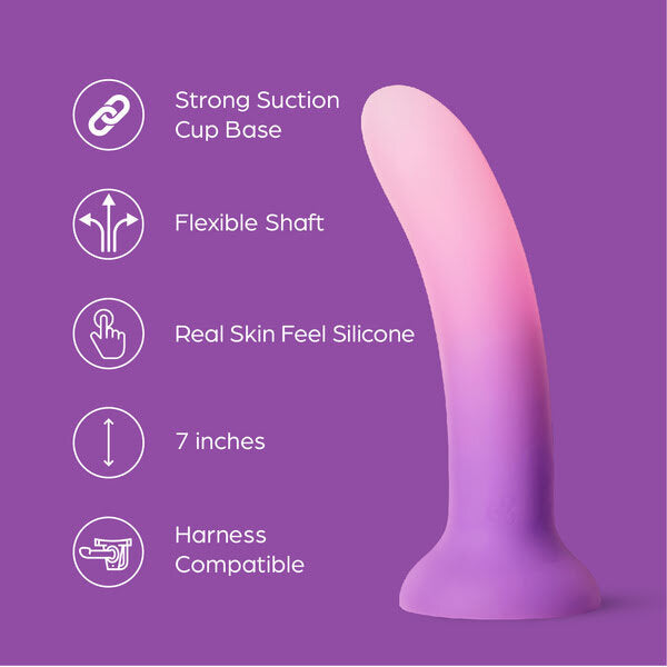 So Divine Ombre Real Skin Feel 6 inch dildo (British brand)