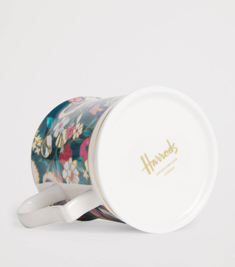 Harrods Enchanted Emporium Botanical bone china mug, UK version