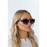 SVNX angular cat-eye sunglasses in multi (British brand)
