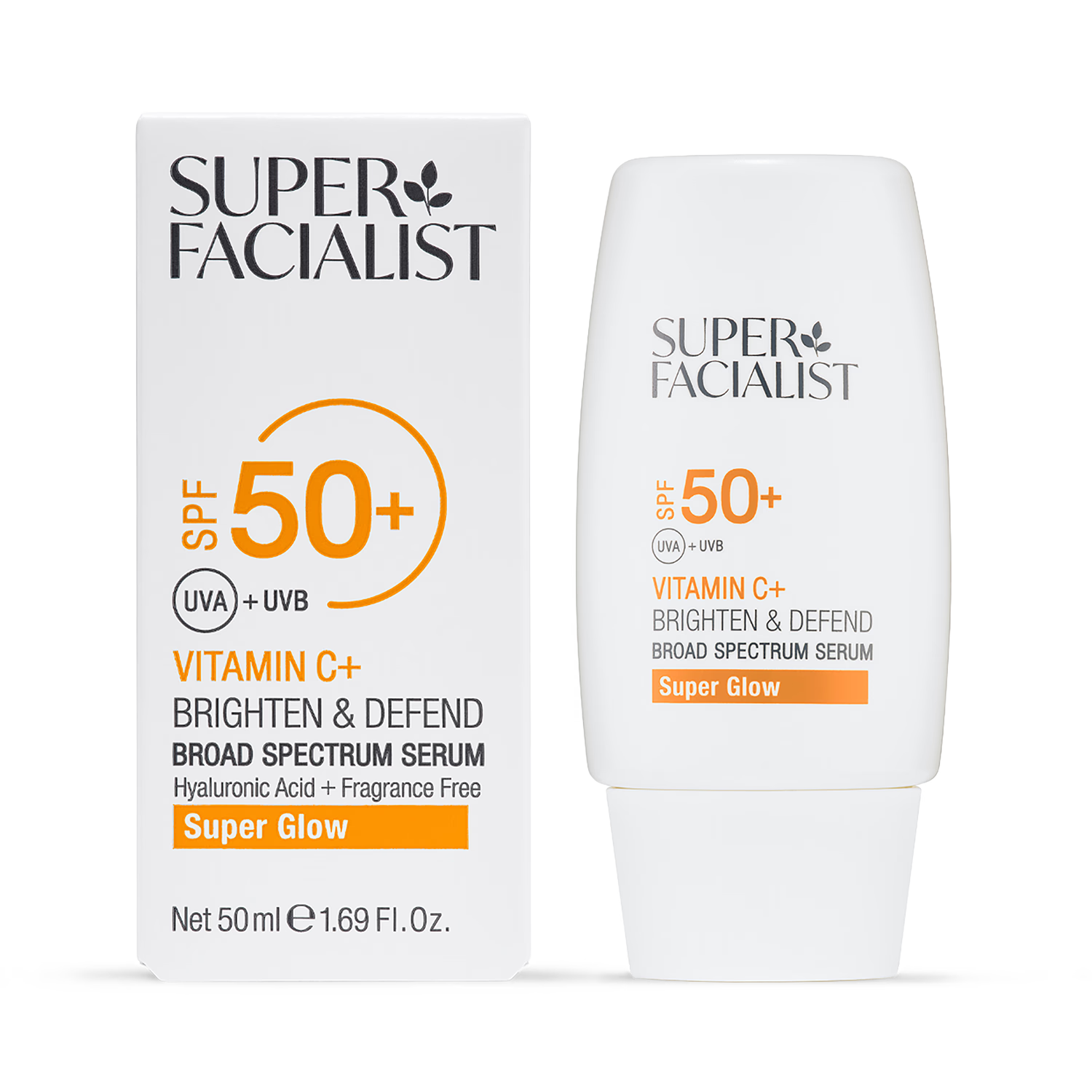 Super Facialist Vitamin C+ SPF50+ serum 50ml, imported from the UK