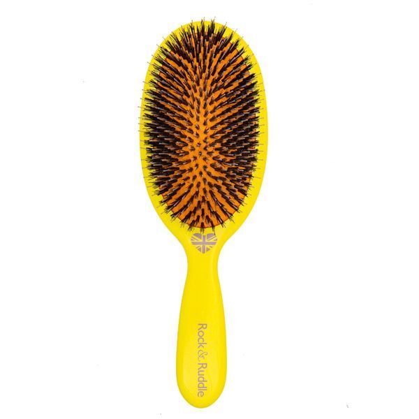 Rock & Ruddle Luxury Lemon  Mix Bristle Hairbrush