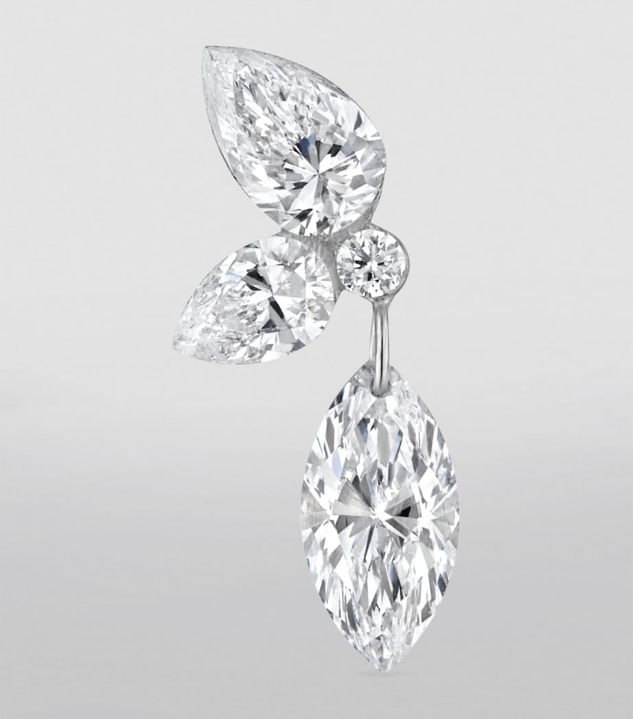 Maria Tash marquise diamond echo earring 13.7mm (British brand)