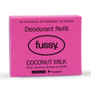 Fussy natural deodorant refill Coconut Milk 40g, imported from the UK
