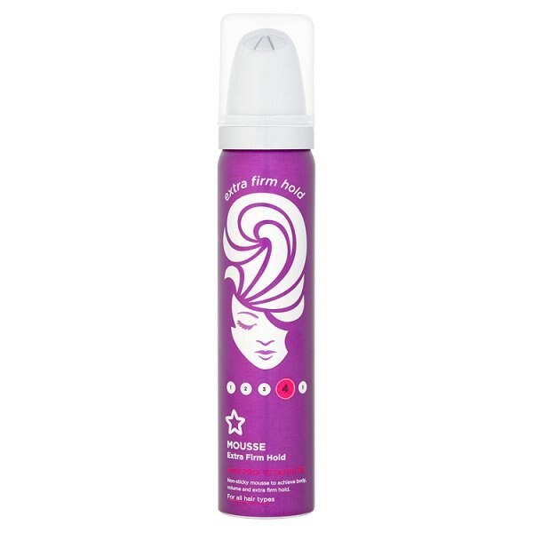 Superdrug 75ml Hair Mousse - Extra Firm Hold