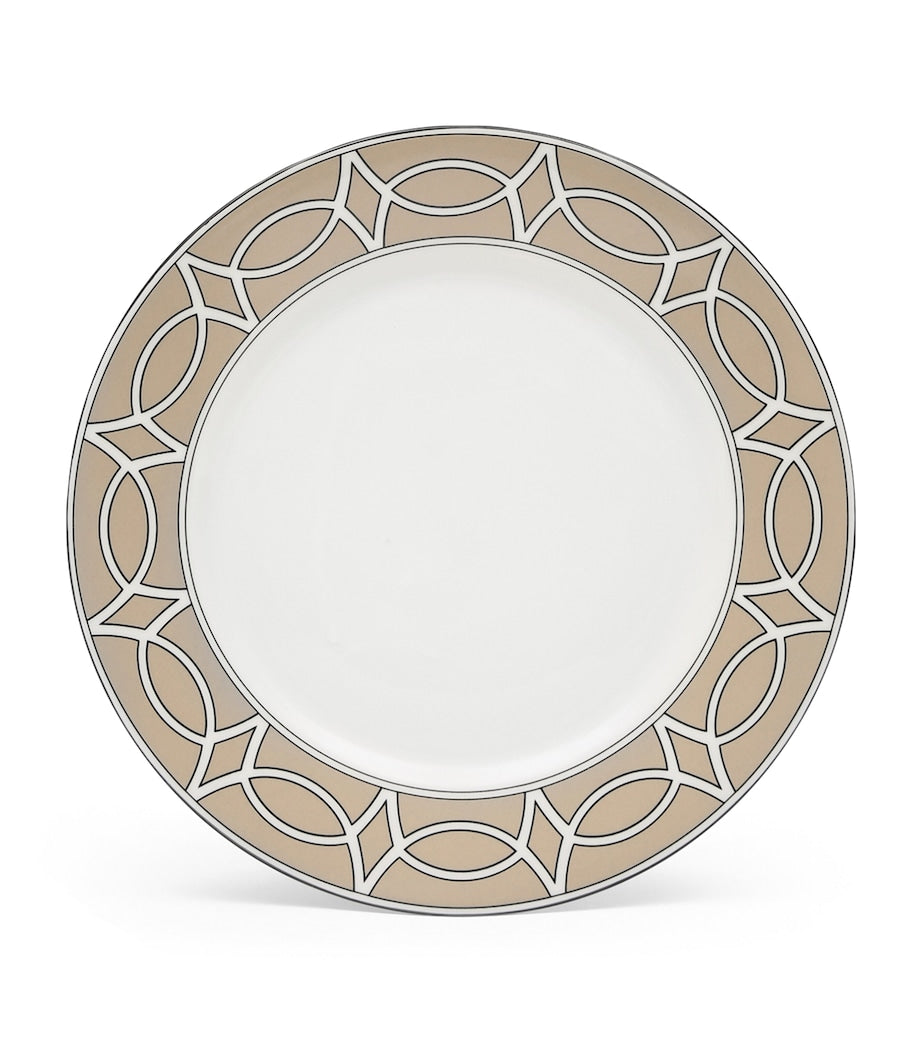 O.W. London set of 2 geometric print dessert plates 21cm, imported from the UK