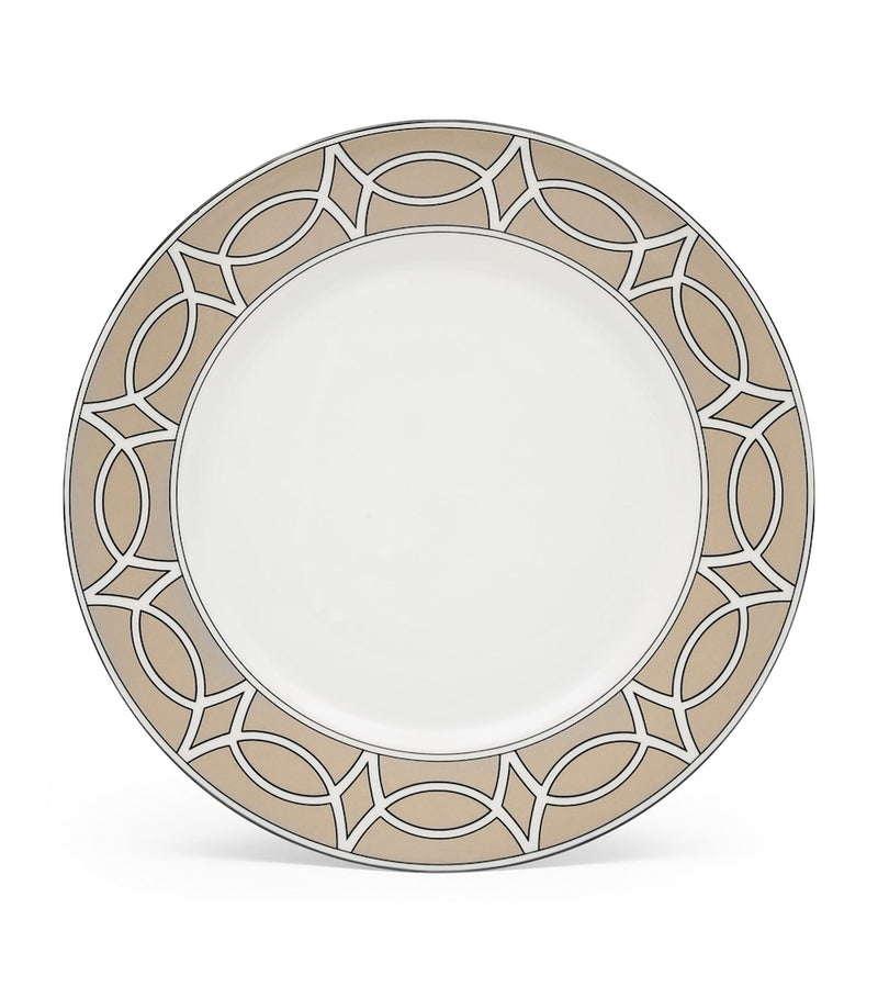 O.W. London set of 2 geometric print dessert plates 21cm, imported from the UK