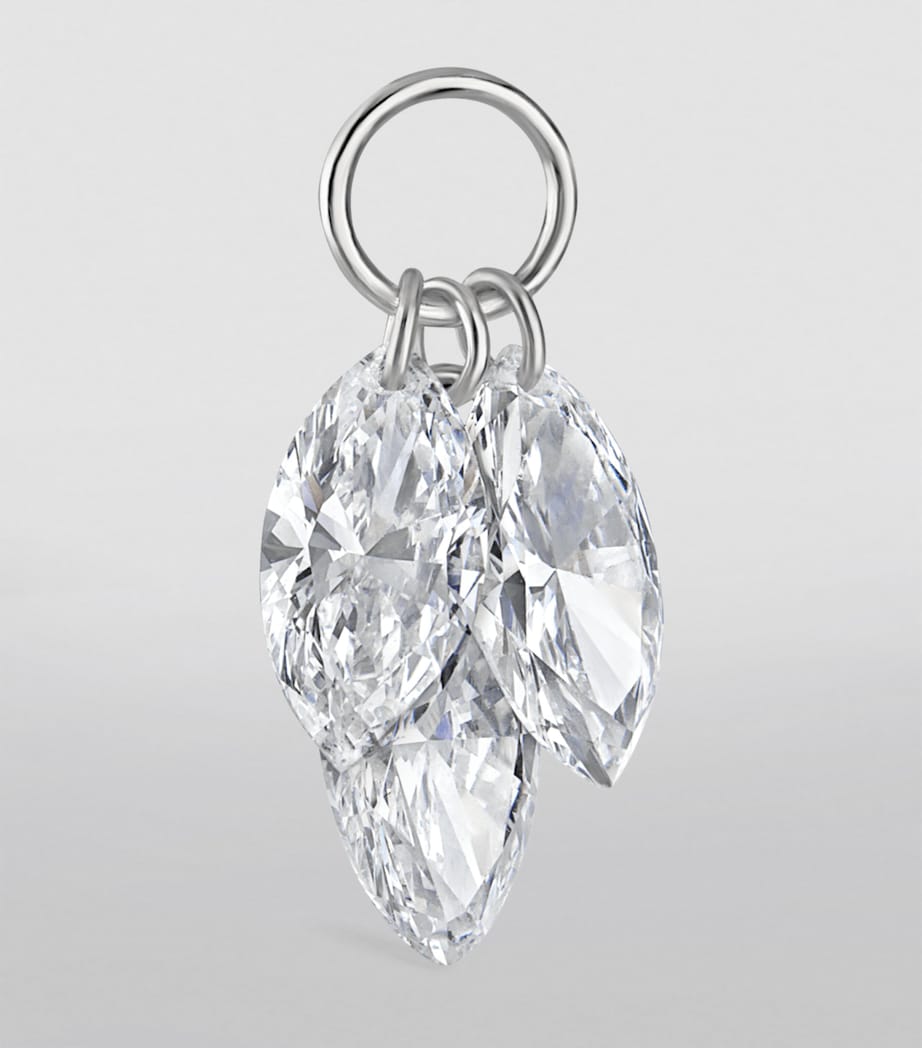 Maria Tash Floating Diamond Plume Charm 6.5mm - British product