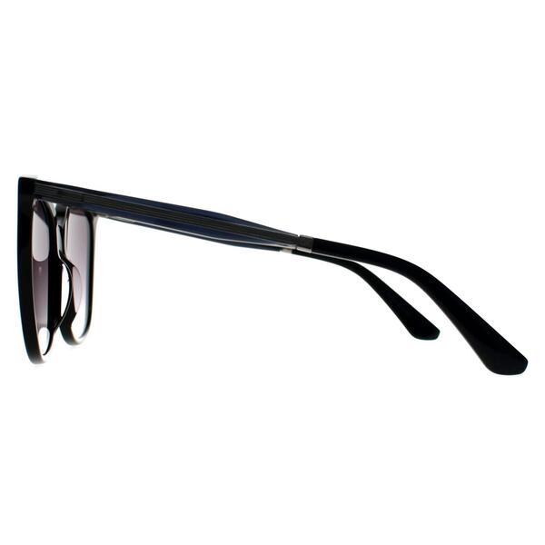 Calvin Klein CK23500S schwarze Damen-Sonnenbrille mit Farbverlauf (britische Marke)